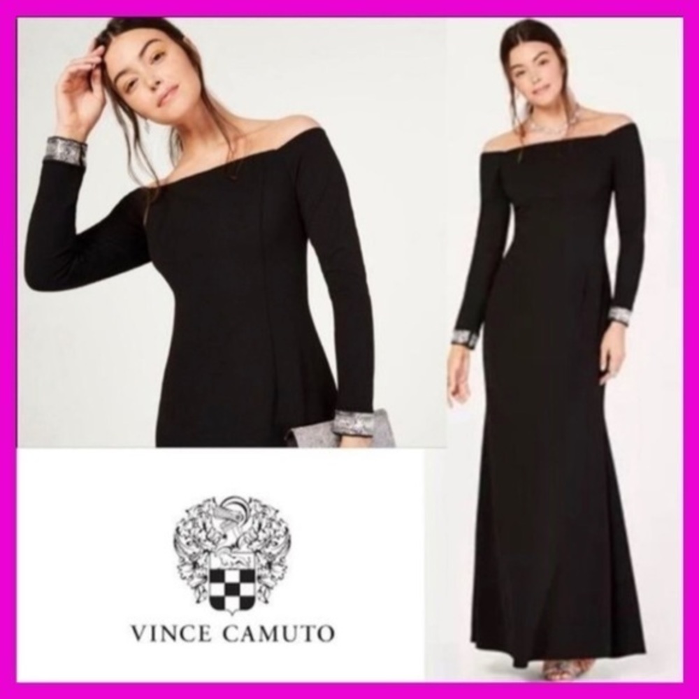 NWT Vince Camuto dress gown embellished size 2